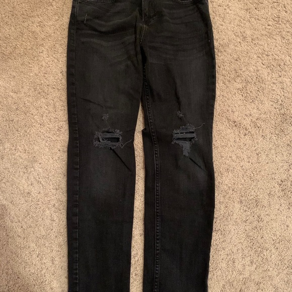 hollister athletic skinny jeans